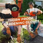 Safety Garden Gloves Manufacturer - Premium Cowhide Leather Breathable Cotton Lining Adjustable Wrist