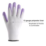 Yard Work Gloves Factory - 15gg Best Quality Breathable Foam Nitrile Coated for Ladies