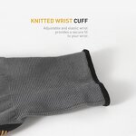 Nitrile Dipped Gloves Supplier - 15Guage Spandex Liner Micro Foam Coated Silicone Knitted