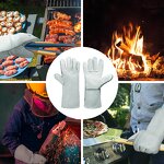 Welding Work Gloves Factory - OEM ODM Split Cowhide Cotton Inside to Keep Warm Durable