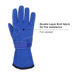 Welding Gloves Supplier - Brand New Double Layer Knit Fire Resistant Back Padding Palm Patch