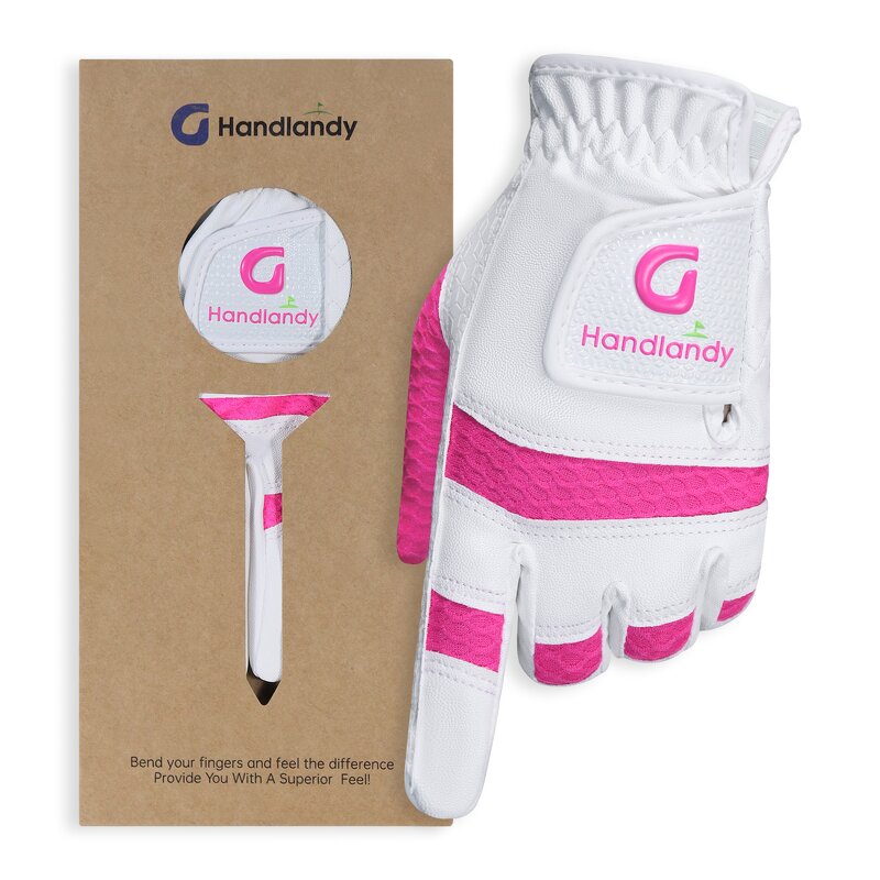 Youth Golf Glove Manufacturer - PU Leather Palm Enhanced Stitching Durable Air Mesh Breathable