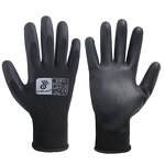 PU Safety Gloves Supplier - Anti Slip Ultra-Thin Seamless Knit Maintenance Car Repair Mechanic