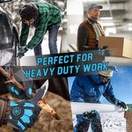 Anti-impact Work Gloves Factory - OEM ODM Silicone Palm Great Grip TPR Protector Back