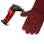 Leather Forge Gloves Manufacturer - Heat/Fire Resistant Mitts for BBQ Oven Grill Fireplace