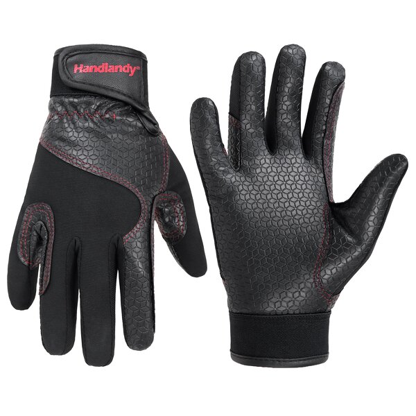 Horse Riding Gloves Supplier - Professional Youth PU Leather Lightweight Windproof Waterproof Anti-Slip