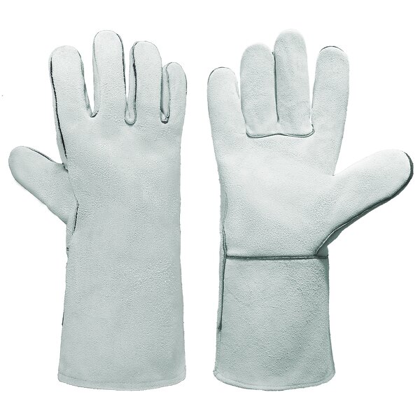 Welding Work Gloves Factory - OEM ODM Split Cowhide Cotton Inside to Keep Warm Durable