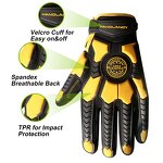 Slip Resistance Work Gloves Supplier - Anti Impact Heavy Duty Industrial Oil and Gas