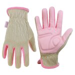 Work Garden Gloves Factory - Best Seller Synthetic Leather Palm Comfortable Padded Abrasion Resistance