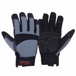 Mechanic Safety Gloves Factory - Flexible Breathable Spandex Padded Palm Vibration-Resistant Hand Working