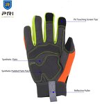 Mechanic Safety Gloves Factory - Flexible Breathable Spandex Padded Palm Vibration-Resistant Hand Working