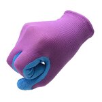 Latex Coated Gardening Gloves Factory - Purple Outdoor for Children Kids Wrinkle Palm
