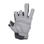 Fingerless Work Gloves Supplier - 3 Fingers Custom Logo Synthetic Palm Foam Padded