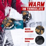 Heavy Duty Work Gloves Manufacturer - Custom Fleece Lining Water Repellent Anti Vibration TPR