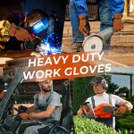 Safety Garden Gloves Manufacturer - Premium Cowhide Leather Breathable Cotton Lining Adjustable Wrist