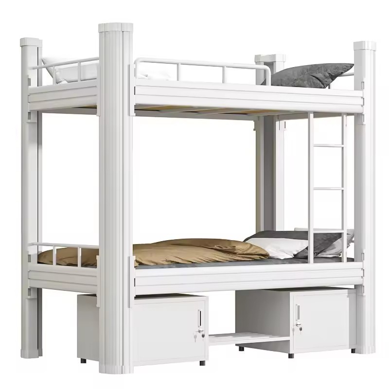 Excellent Quality Cheap Price Dormitory Bunk Bed Suspended Metal Bed 90x200 mm for Adult Literas De Tres Camas