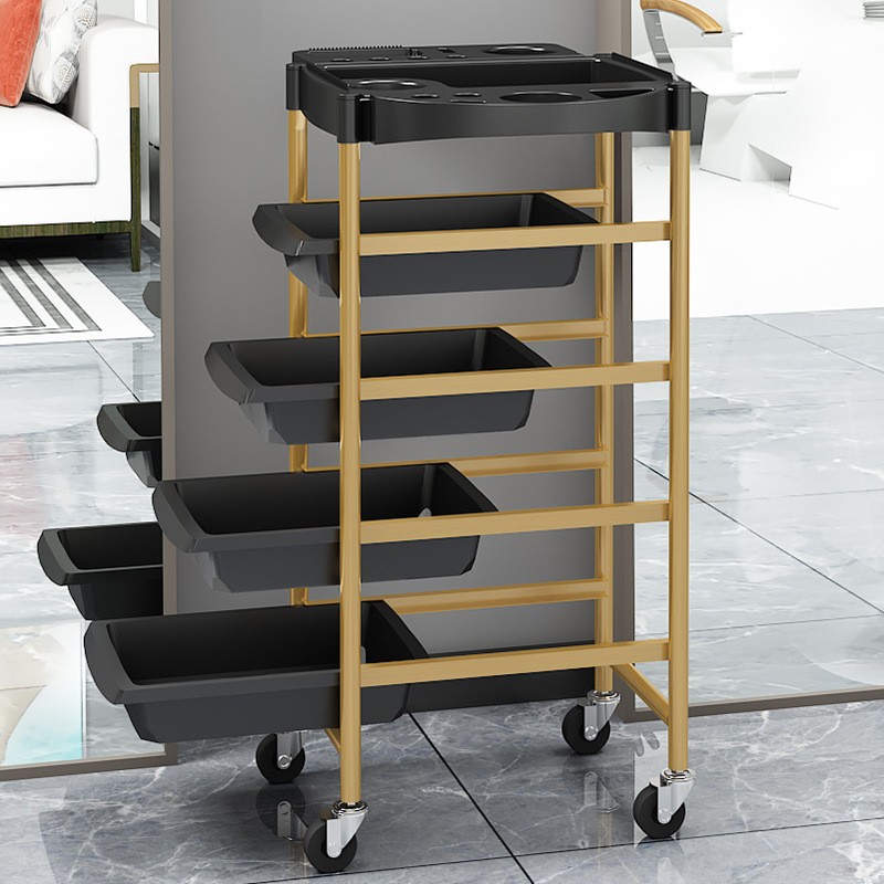 Hairdresser Beauty Salon Trolley Rolling Cosmetic Barber Spa Tattoo Salon Trolleyhair Wozek Narzedziowy Beauty Furniture