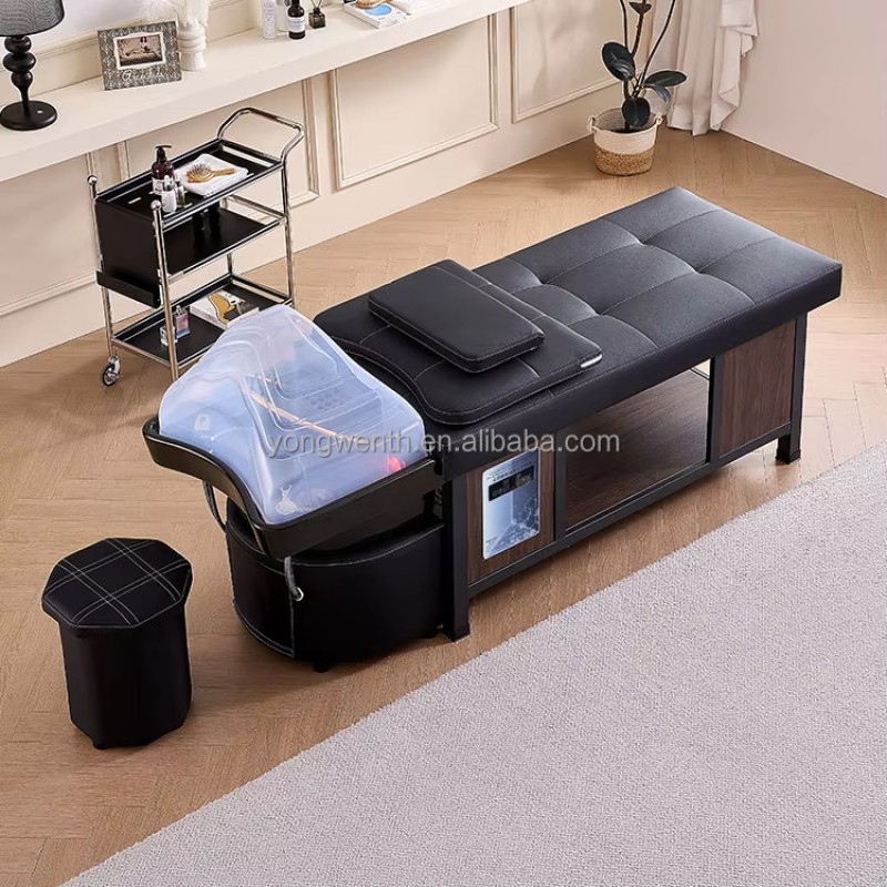 Luxury Salon Equipment Hair Washing Massage Table Shampoo Bed Head Spa