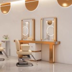 Beauty New Style Single Sided LED Mirror Floor LED Luxury Light LED Mirror Cabinet Hair Beauty Salon Furniture Best