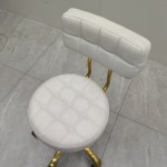 Hairdressing Stool Vintage Barbershop Barber Chair Salon Furniture Beauty Stools Professional Rotating Rolling Work Chairs