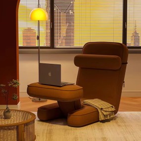 New Design Living Room Furniture Salon Single Recliner Sofa Comfort Relaxer Adults Rocking Chair Add Table