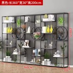 北欧书架落地铁艺术金属轻奢书架家居隔断屏风钉艺术化妆品展示架