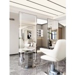 Barber Station Makeup Mirrors Hair Styling Station Beauty Salon Spa Equipment