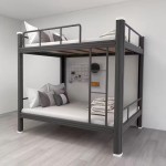 Excellent Quality Cheap Price Dormitory Bunk Bed Suspended Metal Bed 90x200 mm for Adult Literas De Tres Camas