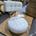 Hairdressing Stool Vintage Barbershop Barber Chair Salon Furniture Beauty Stools Professional Rotating Rolling Work Chairs