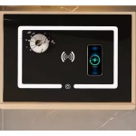 现代床头柜小灯白色时髦的智能卧室床头柜无线充电器Mesitas De Noche家具