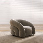 Light Luxury Single Sofa Chair Bedroom Balcony Lazy Sofa Small Living Room Nordic Single Chair Leisure Network Red Chair