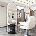 Barber Station Makeup Mirrors Hair Styling Station Beauty Salon Spa Equipment