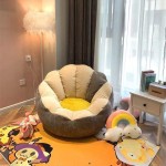 Bean Bag Lazy Sofa Small Sofa with Ottoman and Pillow Cheaper Shop or Store and Kids Sofa Set