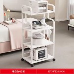 高品质理发店沙龙大理石顶工具推车金不锈钢3层美容院手推车与4个轮子