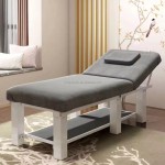Professional Stretcher Cosmetic Bed Portable Cosmetic Reclining Folding Massage Bed Spa Lash Beds Luxury Curved Beauty Furniture