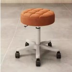 Small Office Desk Chair with Wheels Armless Comfy Computer Chair with Lumbar Support, PU Leather Low Back Adjustable