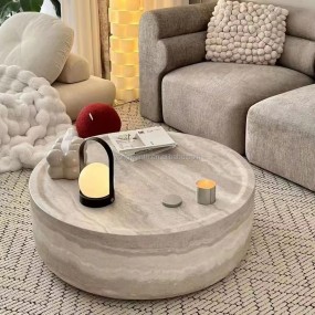 Factory Price Natural Marble Stone Travertine Stone Slab for Marble Coffee Table Customized Luxury Hotel Hall Decoration