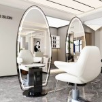 Barber Station Makeup Mirrors Hair Styling Station Beauty Salon Spa Equipment