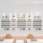 指甲油货架展示墙悬挂货架指甲油展示柜铁