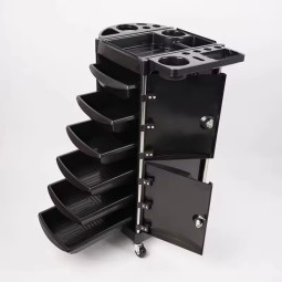 理发店工具车发廊专用工具台多功能储物架染发熨烫轮车