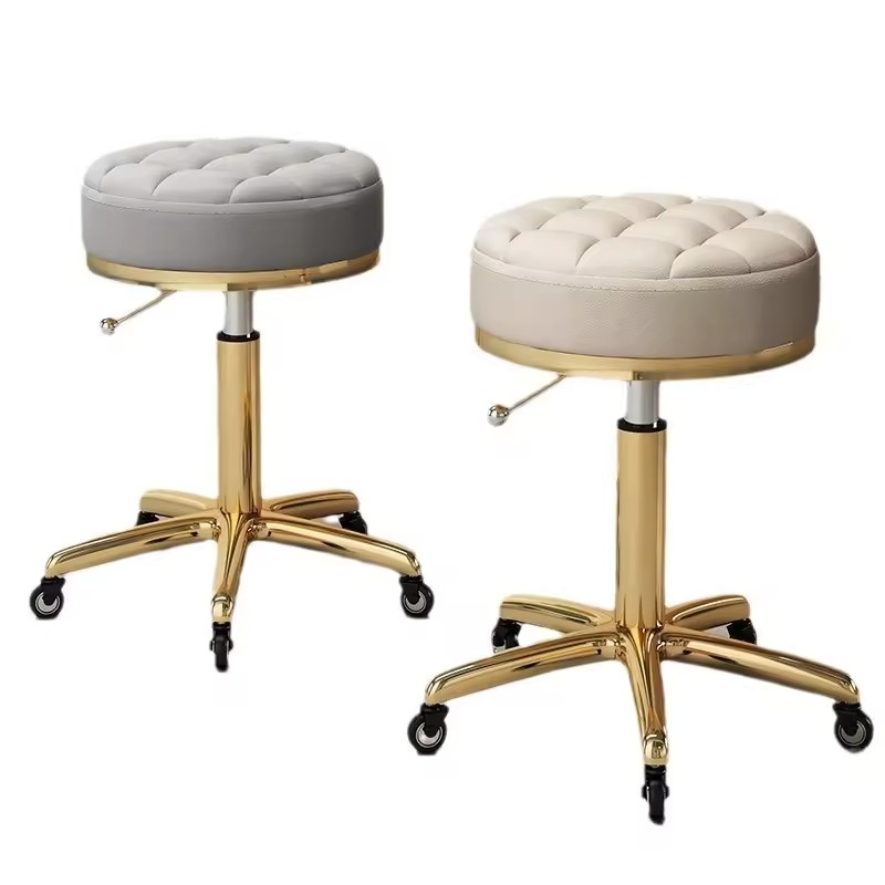 Rotary Lifting Round Stool Home Furniture Pedicure Chair Salon Chairs Small Round Stool Beauty Stool Barber  Office Chairs