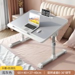 迷你写字台家庭使用笔记本电脑桌与Usb灯书架抽屉可折叠床头柜