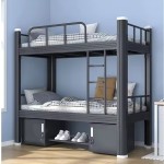 Excellent Quality Cheap Price Dormitory Bunk Bed Suspended Metal Bed 90x200 mm for Adult Literas De Tres Camas
