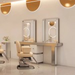 Beauty New Style Single Sided LED Mirror Floor LED Luxury Light LED Mirror Cabinet Hair Beauty Salon Furniture Best