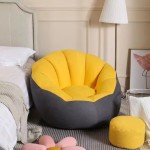Bean Bag Lazy Sofa Small Sofa with Ottoman and Pillow Cheaper Shop or Store and Kids Sofa Set