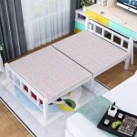 Cheap Wholesale Modern Office Folding Bed with Mattress Small Foldable Iron Metal Beds Hostel Furniture Single Beds for Adults