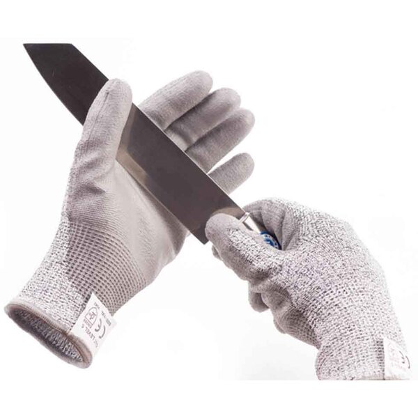 Cut Resistant Gloves Supplier - Level E PU Coated for