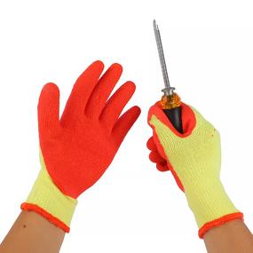 Safety Work Gloves Supplier - Latex Coated Knitted Gloves