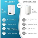 6L Humidifiers Manufacturer - for Bedroom Large Room Cool