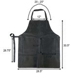 Deerskin Leather Work Gloves Supplier - Brown for Industrial Production Riding Driving Gardening Farm